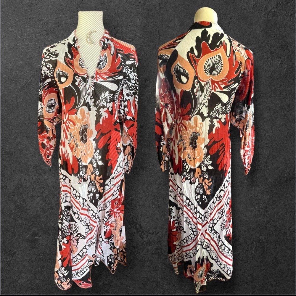 Chasing Unicorns Alabama Getaway Ultimate Bohemian Maxi Caftan Dress XS